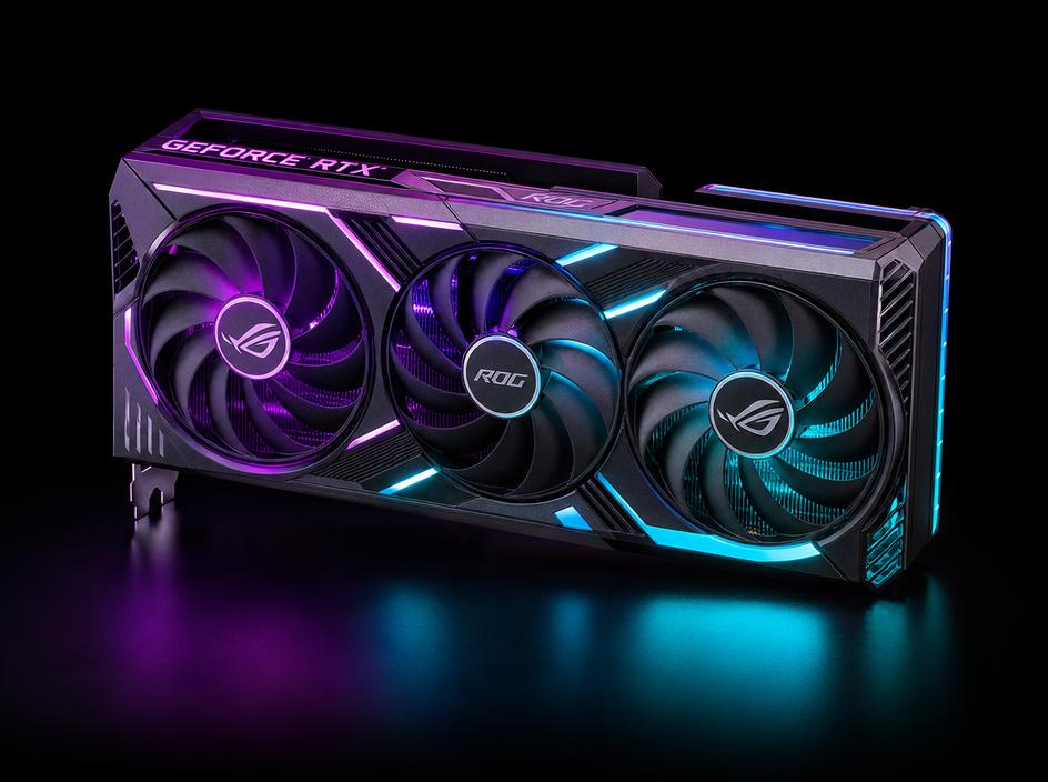 Tarjeta gráfica NVIDIA RTX con iluminación RGB